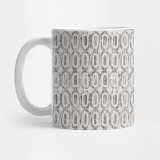 Geometric textured ovals Mug